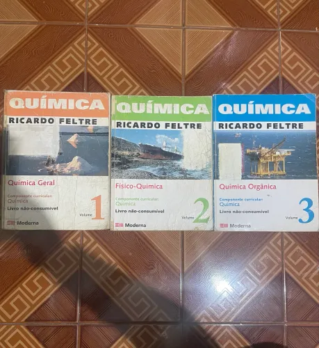 Coleção livro química Ricardo Feltre 