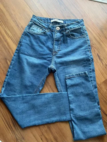 Calça Jeans azul strech da Código Girls tamanho 34