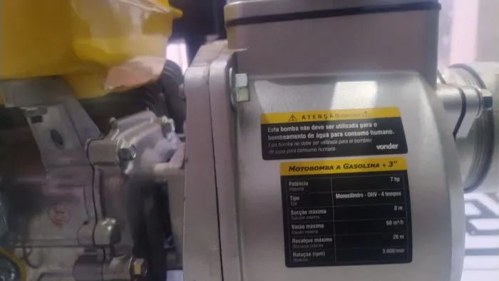 Motobomba a gasolina 7hp