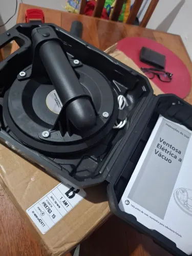 Par de Ventosas Elétricas a Vácuo 200kg Profissionais 8 Pol. (Novas com NF)