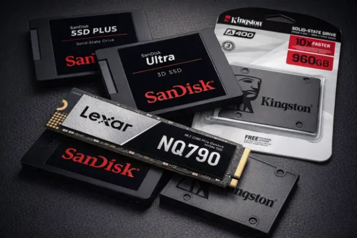 SSDs 4T (3 satas + 1 Nvme)