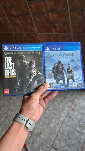 Kit 2 jogos mídia física para ps4/ps5