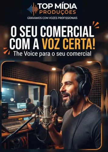 Grave seu comercial Locutores o seu comercial