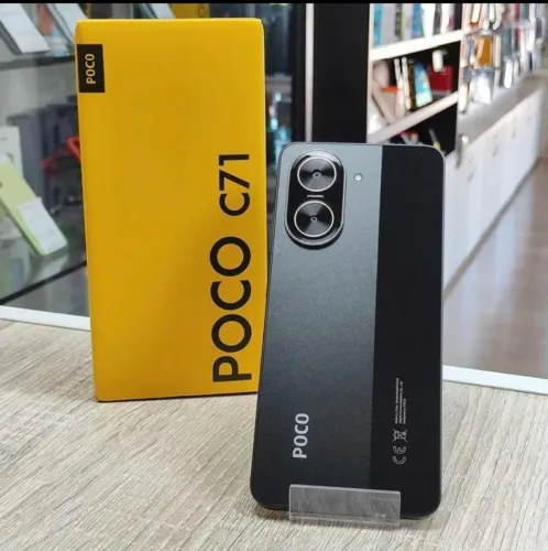 Xiaomi Poco C71 4G+4GB RAM 128GB , bateria 5000mah.Tela de 6.71 Novo Global