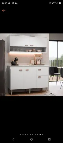 Armário de cozinha pequeno novo na caixa