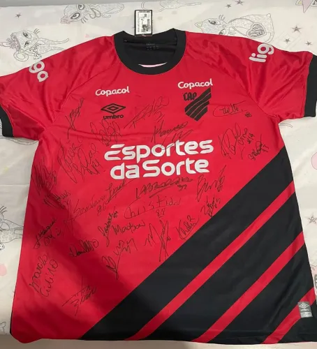Camiseta atlético PR 2024 autógrafoada