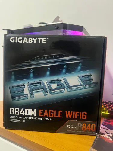 Placa mãe gigabyte b840m Wi-Fi 6 e Bluetooth 5.0