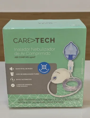 Inalador Nebulizador Caretech Air Comp MD 1500T