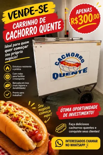Carrinho de cachorro quente