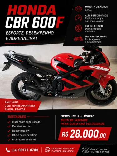 CBR 600f 2001