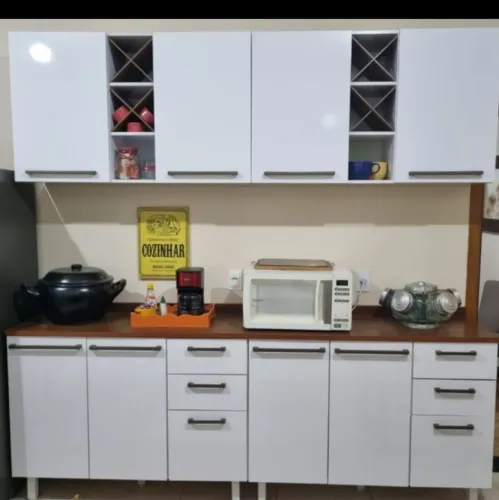 COZINHA 4 PECAS BALCAO E ARMARIO AEREO