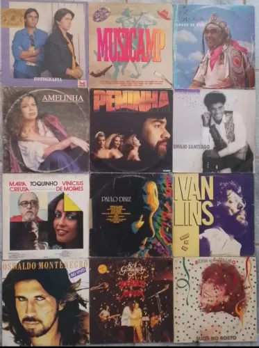 12 LPs Música Brasileira 