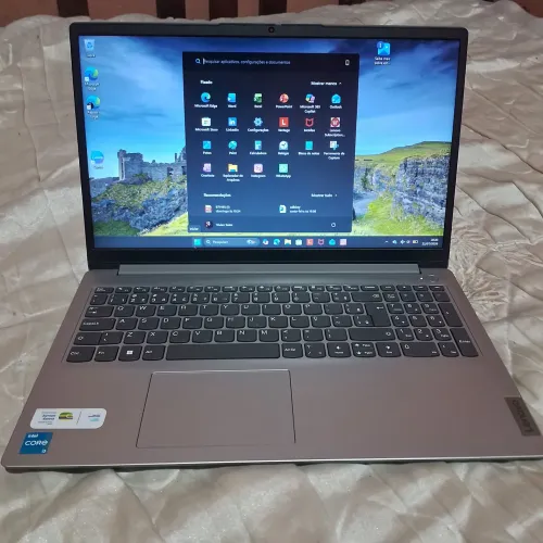 Notebook Lenovo Ideapad 1i Intel Core i3 256GB, tela 15,6"