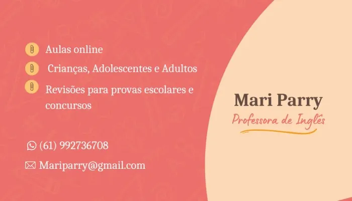 Aulas particulares de inglês on-line 