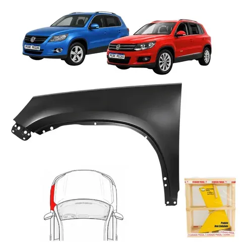 Paralama Vw Tiguan 2009 10 11 12 13 14 15 16 2017 Le
