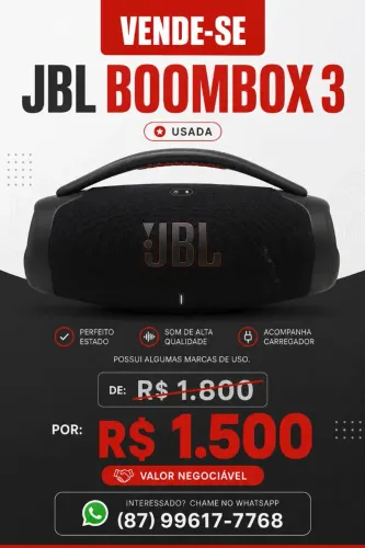JBL Boombox 3 - Usada