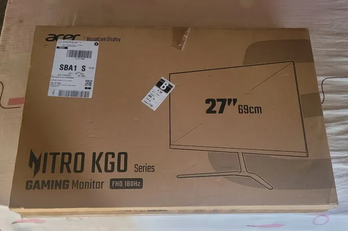 Monitor Acer Gamer KG0 Nitro 27" 180hz