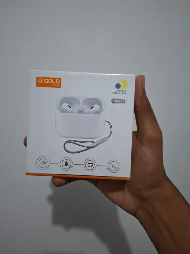 Fone Bluetooth A'Gold FN-BA5 - Novo (Estilo AirPods)