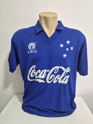 Relíquia! Camisa de jogo Cruzeiro Finta 1990