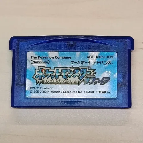 Jogo GBA Pokémon Sapphire Version Original - Game Boy Advance JP (Loose)