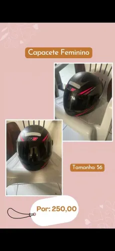 Capacete feminino 