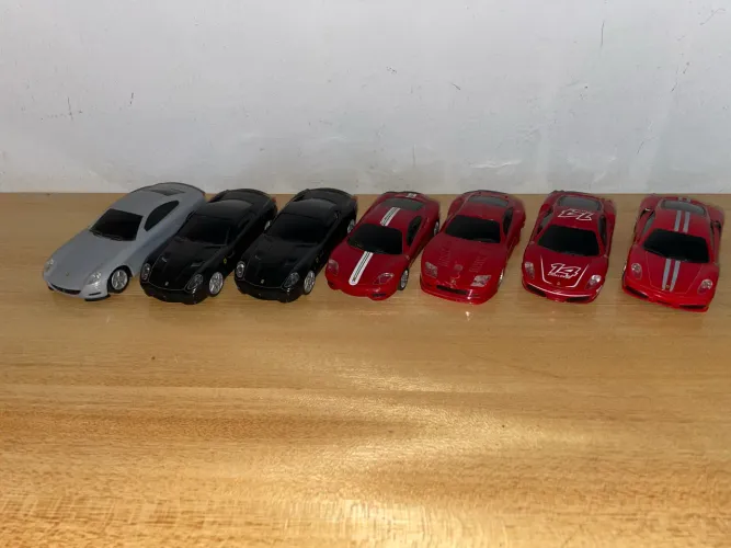 COLEÇÃO DE MINIATURAS FERRARI SHELL - 7 MODELOS - EXCELENTE ESTADO