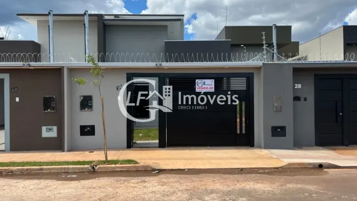 Casa à venda em Campo Grande - MS, Residencial Figueiras do Parque: 3 quartos, 1 suíte, sa