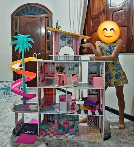 Casa de boneca - ótimo estado / 10x sem juros