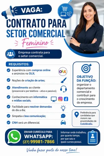 VAGA DE EMPREGO