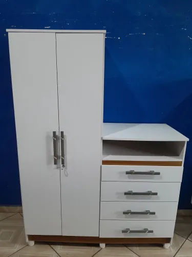 Roupeiro cômoda madeira MDF