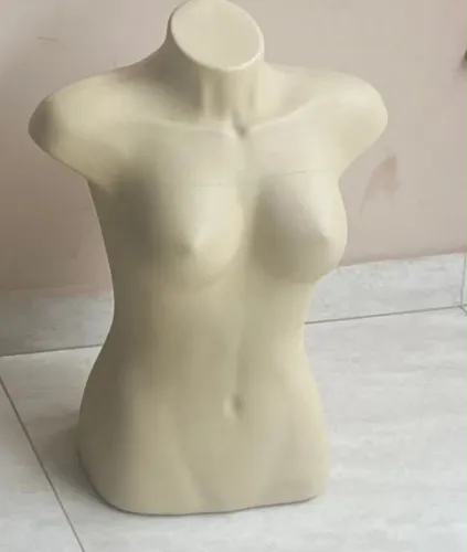Manequim torso feminino (meio corpo-cor nude)