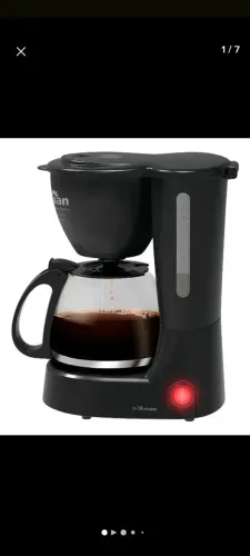 Cafeteira Elétrica 18 Xícaras 650w Preta Cf102 - Kian