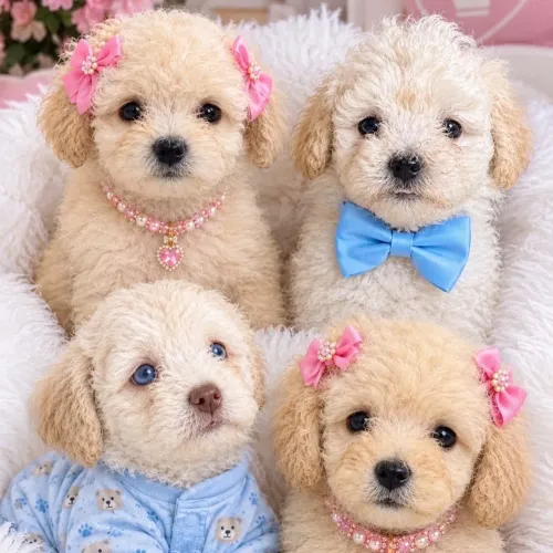 Poodle toy ou miniatura em até 18x