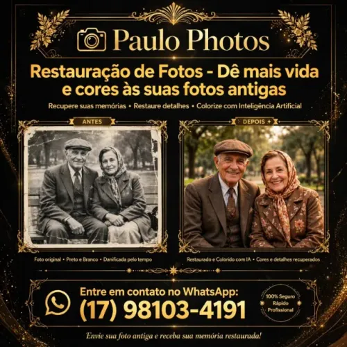 Restauração de fotos