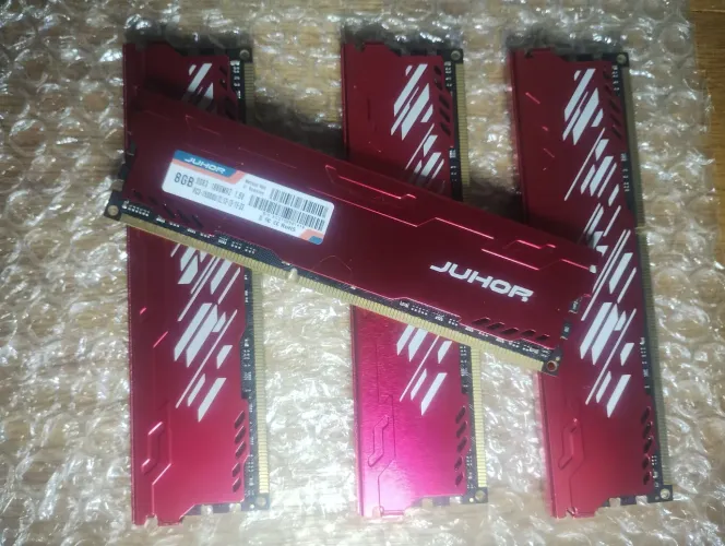 Kit 32GB RAM DDR3 Juhor 1866MHz (4x8GB) com Dissipador + Fan Pichau 120mm