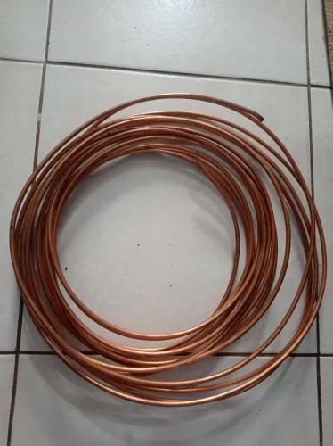 Tubulação de cobre 1/4 mm