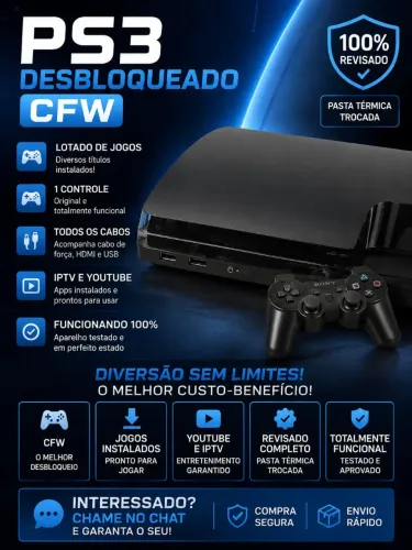 PS3 PREMIUM (CFW) PRA VENDER RÁPIDO 