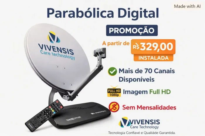 Parabólica Digital - Instalação 