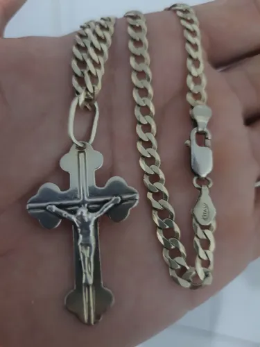 Cordão de prata maciça jóia legítima 925