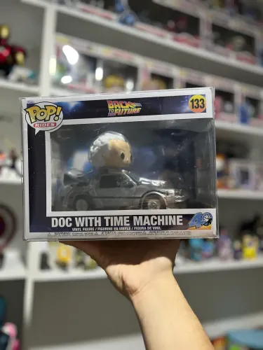 Funko Pop! Doc with Time Machine #133 w/protector