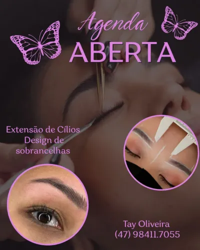 Cílios e sobrancelhas