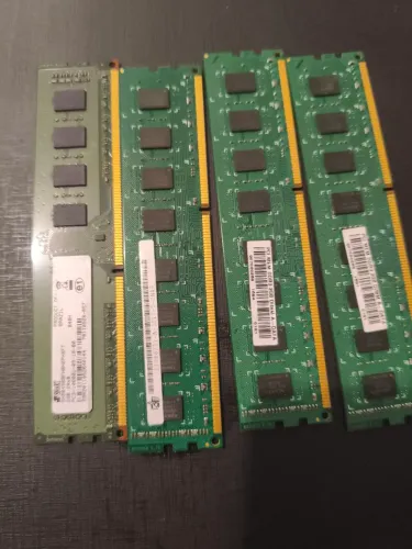4 memorias DDR3 de 2GB
