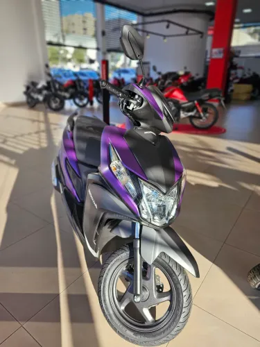 Honda Elite 125 2027 0km - Roxa (Mat Midnight Purple)
