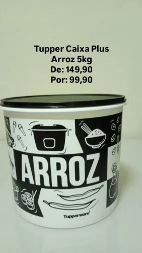 Tupper Caixa Plus Arroz 5kg