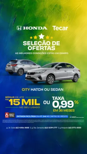 Honda City Sedan Touring 1.5 Flex 16V 4P Aut. 2026