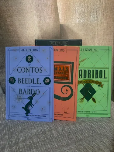 Box Biblioteca Hogwarts - J.K. Rowling | Capa Dura | Semi Novo | Harry Potter
