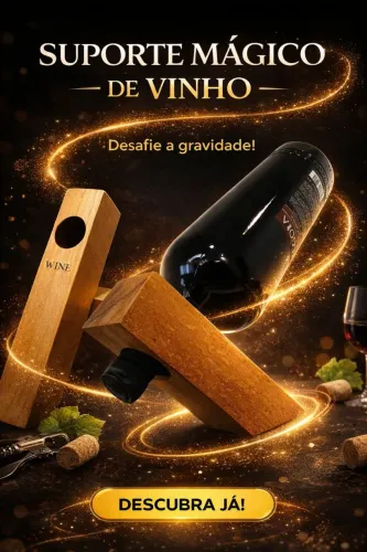 VINHO SUPORTE MÁGICO DE MADEIRA