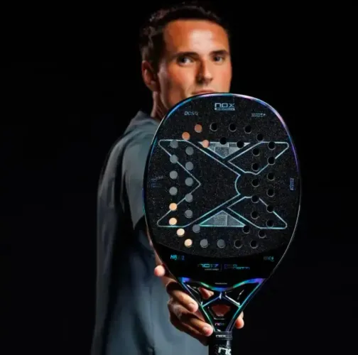 Raquete De Beach Tennis Nox Ng17 Nico Gianotti Carbono 18k