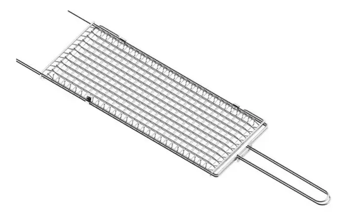 Grelha Churrasco Inox Frango Peixe 75x18 Tramontina