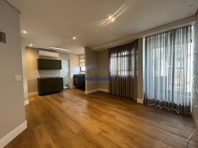Apartamento para alugar 1 dormitório piscina Aparecida Santos/SP